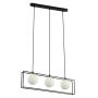 Italux GROSETTA PND-53423-3-BK Závěsná lampa 3x25W/G9 IP20