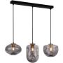 Italux HATELLA PND-112038-3-BRO+SG Závěsná lampa 3x40W/E27 IP20