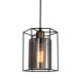 Italux KALULA PND-78901-1-BK+SG Závěsná lampa 1x40W/E27 IP20