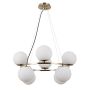 Italux LAROSA PND-33453-4-4-ABR Závěsná lampa 8x5W/E27 IP20