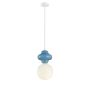 Italux Latera PND-94331-1L-BLU Závěsná lampa 1x40W/E14 IP20
