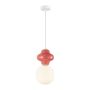 Italux Latera PND-94331-1L-RED Závěsná lampa 1x40W/E14 IP20