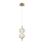 Italux Lazie PND-29038-2-GD Závěsná lampa 2x10W/LED 3000K 1000lm IP20