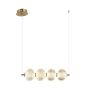 Italux Lazie PND-29038-4-GD Závěsná lampa 4x19W/LED 3000K 1400lm IP20