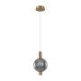 Italux Lenti PND-83631-1-BRO-SG Závěsná lampa 1x7W/LED 3000K 310lm IP20