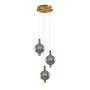 Italux Lenti PND-83631-3-BRO-SG Závěsná lampa 1x18W/LED 3000K 720lm IP20