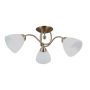 Italux Lugano PND-5643-3-HBR Stropní lampa 3x40W/E27 IP20