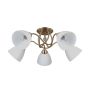 Italux Lugano PND-5643-5-HBR Stropní lampa 5x40W/E27 IP20