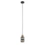 Italux Menfi PND-44236-1-BK-GD Závěsná lampa 1x40W/E27 IP20