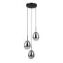 Italux Meolo PND-40825-3-BK Závěsná lampa 3x40W/E14 IP20