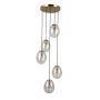 Italux Meolo PND-40825-5-GD Závěsná lampa 5x40W/E14 IP20