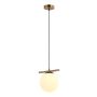 Italux MERSETA PND-463321L-BRO+W Závěsná lampa 1x40W/E14 IP20