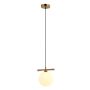 Italux MERSETA PND-463321M-BRO+W Závěsná lampa 1x25W/G9 IP20