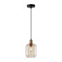 Italux Norlis PND-54738A-1-BRO-AMB Závěsná lampa 1x40W/E27 IP20