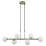Italux OLBIA PND-38679-6-FGD+WH Závěsná lampa 6x25W/G9 IP20