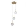 Italux Padri PND-40827-3-HBR-CL Závěsná lampa 3x5W/G9 IP20