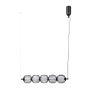 Italux Pedro PND-34405-5-BK Závěsná lampa 5x20W/LED 3000K 793lm IP20