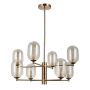 Italux PERANO PND-4215-8-HBR Závěsná lampa 8x5W/G9 IP20