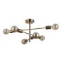 Italux PIANSI PND-4025-6-HBR Závěsná lampa 6x40W/E27 IP20