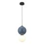 Italux Pieve PND-95221-1M-BLU Závěsná lampa 1x6W/LED 3000K 801lm IP20