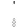 Italux Rabel PND-344221-3V-BK Závěsná lampa 3x10W/LED 3000K 713lm IP20