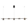 Italux REMDAL PND-16374-5-BK-3K Závěsná lampa 30W/LED 3000K 2300LM IP20