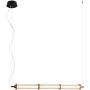 Italux Sanpo PND-26384-3-GD-CL Závěsná lampa 1x9W/LED 3000K 780lm IP20