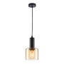 Italux SANTIA PND-65342-1-BK+AMB Závěsná lampa 1x40W/E27 IP20