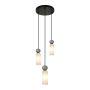 Italux Santos PND-95331-3-BK Závěsná lampa 3x40W/G9 IP20