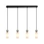 Italux Santos PND-95331-4-BK Závěsná lampa 4x40W/G9 IP20