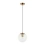 Italux Sarpo PND-58867-1S-BK-BRO Závěsná lampa 1x40W/E27 IP20