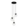 Italux Sarpo PND-58867-3S-BK Závěsná lampa 3x40W/E27 IP20
