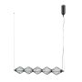 Italux Sevil PND-34403-5-BK Závěsná lampa 5x25W/LED 3000K 1288lm IP20