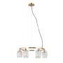 Italux Simona PND-40814-6-HBR Závěsná lampa 6x40W/E14 IP20