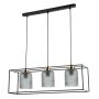 Italux SINELLA PND-23231-3-BK+SG Závěsná lampa 3x40W/E27 IP20