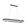 Italux Sopla PND-63728-56W-3K-BK-GD Závěsná lampa 1x56W/LED 3000K 3900lm IP20
