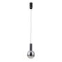 Italux Strela PND-34378-1S-BK Závěsná lampa 1x5W/LED 3000K 459lm IP20