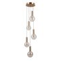 Italux Strela PND-34378-5S-HBR Závěsná lampa 5x25W/LED 3000K 1450lm IP20