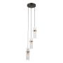 Italux Taraso PND-40760-3-BK-HBR Závěsná lampa 3x40W/E14 IP20