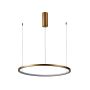 Italux Vinola PND-56135B-060RPP-GD-3KS4K-TRDIMM Závěsná lampa 1x38W/LED 3000K|4000K 3040lm IP20