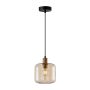 Italux Zona PND-29257A-1-BRO-AMB Závěsná lampa 1x40W/E27 IP20