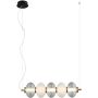 Italux Testa PND-84938-4-BK Závěsná lampa 1x19W/LED 3000K 1200lm IP20