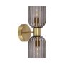 Light Prestige Piega LP-939/2W smoked Nástěnná lampa 2x10W/E14 IP20
