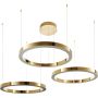 Step Into Design CIRCLE 3in1 DN924-80+80+80 gold Závěsná lampa 3x112W/LED 3000K 10640lm IP20