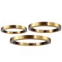 Step Into Design CIRCLE 3in1 ST-8848-40+60+60 brass Závěsná lampa 3x85W/LED 3000K 8075lm IP20