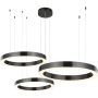 Step Into Design CIRCLE 3in1 ST-8848-40+60+80 black Závěsná lampa 3x93W/LED 3000K 8835lm IP20