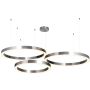 Step Into Design CIRCLE ST-8848-60+80+80 nickel Závěsná lampa 3x112W/LED 3000K 10640lm IP20