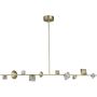 Step Into Design CONE ST-10307-130 gold Stropní lampa 3x33W/LED 3000K 2640lm IP20