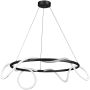 Step Into Design FANTASIA ST-9282R/D60 black Závěsná lampa 2x34W/LED 3000K 2720lm IP20