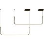 Step Into Design MINIMA MP0095-2-120 Závěsná lampa 2x20W/LED 3000K 1600 lm x 2 IP20